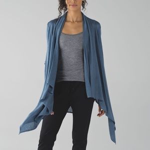 Lulu Lemon Blue Cardigan